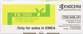 toner KYOCERA TK-550Y Yellow FS-C 5200DN