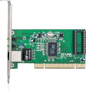 PCI Gigabit Network Adapter TP-LINK TG-3269, 10/100/1000Mbps PCI Adapter, RealTek RTL8169SC