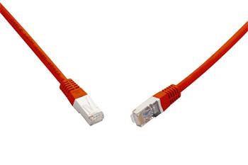 10 G patch kábel CAT6A SFTP LSOH 10 m červený non-snag-proof C6A-315RD-10MB