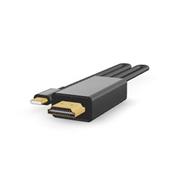adaptér USB-C na HDMI-samec, 4K 60Hz, 2 m, čierny, Cablexpert