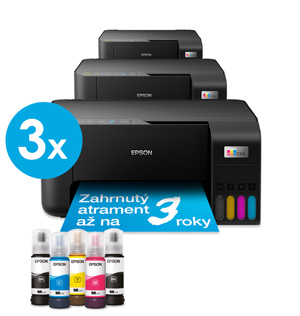 AKCIA: 3x MFP "ecoTANK" EPSON L3270