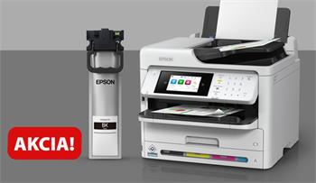 AKCIA: MFP EPSON WorkForce Pro WF-C5890DWF + kazeta "black" na 5.000 strán