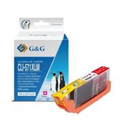 alt. kazeta G&G (CANON CLI-571XLM pre CANON PIXMA MG5700/MG5750/MG5751/ MG5752/MG5753/MG6800/MG6850 /MG6851 (12,2ml)M) 