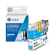 alt. kazeta G&G pre BROTHER LC225XLC MFC-J5320DW / DCP-J4120DW / MFC-J4420DW / MFC-J4425DW / MFC-J4620DW (17.2ml)