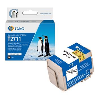 alt. kazeta G&G pre EPSON T2711 WorkForce WF-3620DWF / WF-7110DTW / WF-7620DTWF / WF-3640DTWF / WF-7610DWF (23,4ml)