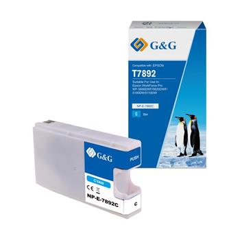 alt. kazeta G&G pre EPSON T7892 WorkForce pro WF-5690dwf/ WF-5620dwf / WF-5190dw / WF-5110dw / WF-5000 (35ml/C)