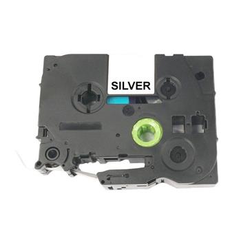 alt. páska BROTHER TZE-961 čierne písmo, strieborná páska (36mmx8m)