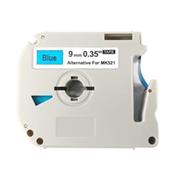 alt. páska Ecodata pre BROTHER MK-521 - čierne písmo, modrá páska Tape (9mm)