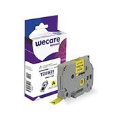 alt. páska wecare ARMOR pre BROTHER TZ631,Black/Yellow,12mm*8m