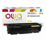 alt. toner OWA ARMOR pre HP W2032X/CF415A pre M454, M479 Yellow "LEVEL" (6000 str.)