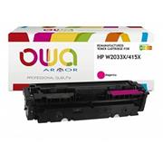 alt. toner OWA ARMOR pre HP W2033X/CF415A pre M454, M479 Magenta "LEVEL"  (6000 str.)