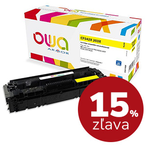 15% zľava na vybrané tonery ARMOR pre zariadenia HP
