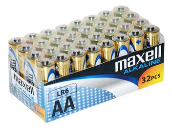 Batérie Maxell Alkaline LR6 (AA) 32ks balenie - NAHRADA 052399