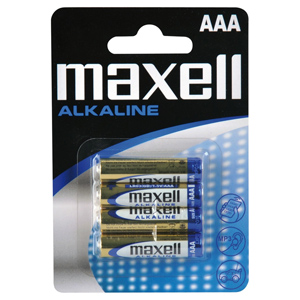 Batérie Maxell Super Alkaline LR03 (AAA) 4ks Blister