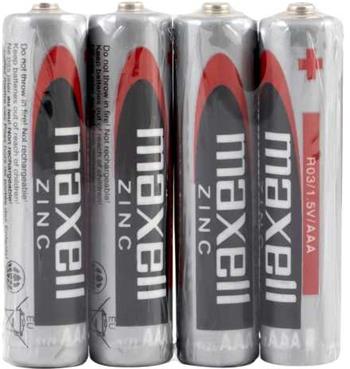 Batérie Maxell Zinc R03 (AAA) 4ks