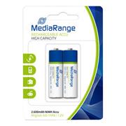 Batérie nabíjateľné Mediarange 2600 mAh NiMH HR06 (AA) 2ks Blister