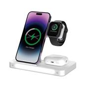 bezdrôtová nabíjačka Devia 3in1 Smart 15W biela s lampou