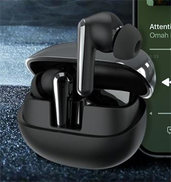 bluetooth slúchadlá Devia TWS Star E4 ANC čierne