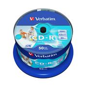 CD-R VERBATIM DTL+ Wide Printable non-ID 700MB 52X 50ks/cake*AZO