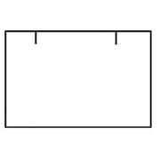 cenovkové etikety 25x16 CONTACT - biele (pre etiketovacie kliešte) 1.125 ks/rol.