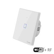 dotykový vypínač biely WiFi+RF Sonoff TX2-1CH