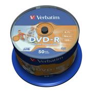 DVD-R VERBATIM Wide Printable non-ID 4,7GB 16X 50ks/cake