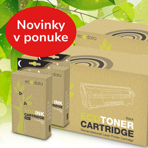Ecodata alternatívne tonery, kazety a valce - novinky v ponuke