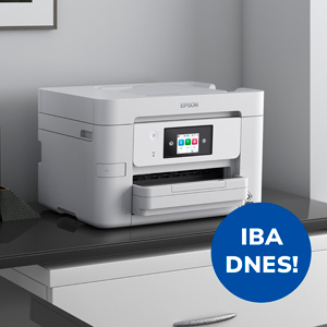 Iba dnes EPSON AKCIA: čiernobiela A4 multifunkcia za výhodnú cenu