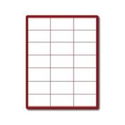 etikety ECODATA Samolepiace 70x42,3 univerzálne biele 21ks/A4 (100 listov A4/bal.)