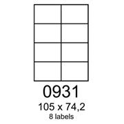 etikety RAYFILM 105x74,2 fotolesklé biele inkjet 120g R01150931B
