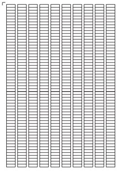 etikety RAYFILM 15x5 univerzálne biele R010015x5A-LCUT (50 list./A4)