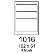 etikety RAYFILM 192x61 univerzálne modré R01231016A (100 list./A4)