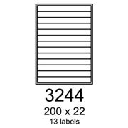 etikety RAYFILM 200x22 univerzálne biele R01003244A (100 list./A4)
