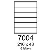 etikety RAYFILM 210x48 univerzálne biele R01007004F (1.000 list./A4)