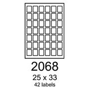 etikety RAYFILM 25x33 univerzálne biele R01002068A (100 list./A4)