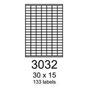 etikety RAYFILM 30x15 univerzálne biele R01003032F (1.000 list./A4)