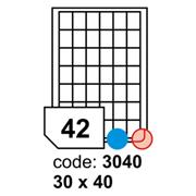 etikety RAYFILM 30x40 univerzálne biele R01003040F (1.000 list./A4)
