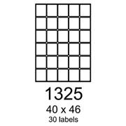 etikety RAYFILM 40x46 univerzálne biele R01001325A (100 list./A4)