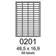 etikety RAYFILM 48,5x16,9 zelené flourescentné laser R01300201A (100 list./A4)