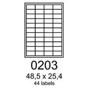 etikety RAYFILM 48,5x25,4 zelené flourescentné laser R01300203A (100 list./A4)