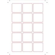 etikety RAYFILM 53x58 matné biele polyetylenové laser/inkjet R050353x58-LCUT (100 list./A4)