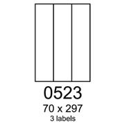 etikety RAYFILM 70x297 žlté flourescentné laser R01310523A (100 list./A4)