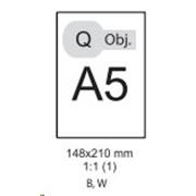etikety samolepiace A5 210x149 mm univerzálne biele QCT okraj, spodný split (1000 listov A4/bal.)