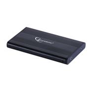 Externý obal pre 2,5'' SATA HDD, USB 2.0, čierny, GEMBIRD