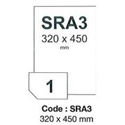 fólia RAYFILM lesklá strieborná polypropylenová samolepiaca laser 100ks/SRA3