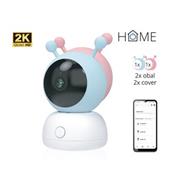 iGET HOME CS2 Baby - bezdrôtová otočná IP 2K pestúnka, 2x obal v balení Pink/Blue