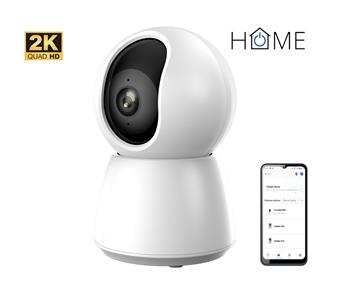iGET HOME CS4 White - bezdrôtová otočná vnútorná 2K IP kamera, LAN