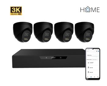iGET HOME N85P4 NVR PoE kit + 4x kamera, 3K (5 MPx) rozlíšenie, set