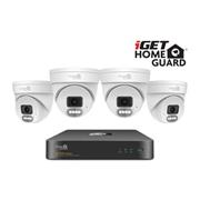 iGET HOMEGUARD HGNVK84804 - PoE 2K NVR CCTV 8CH + 4x kamera, zvuk, IP66