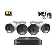 iGET HOMEGUARD HGNVK88504 - PoE 4K UltraHD NVR CCTV 8CH + 4x kamera